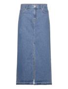 Entarsier Skirt 6863 Lang Nederdel Blue Envii