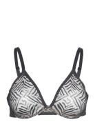 Graphic Allure Covering Molded Bra Lingerie Bras & Tops Full Cup Bras Black CHANTELLE