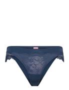 Lidia Hl Brazilian R Lingerie Panties Brazilian Panties Blue Hunkemöller