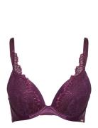 Samra Pp Push Lingerie Bras & Tops Push Up Bras Purple Hunkemöller