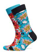 2-Pack Boozt Gift Set Underwear Socks Regular Socks Multi/patterned Happy Socks