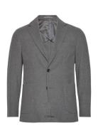 Slim Fit Flecked Wool Blazer Suits & Blazers Blazers Single Breasted Blazers Grey Mango