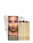 Deluxe Eye Brush Set - 8 Pcs Makeuppensler Nude SWATI Cosmetics