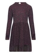 Dress Ls Aop Dresses & Skirts Dresses Casual Dresses Long-sleeved Casual Dresses Purple Minymo