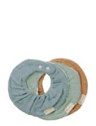 Ruffle Bib - Cottage Blue Mix - 3 Pack Baby & Maternity Care & Hygiene Dry Bibs Multi/patterned Fabelab