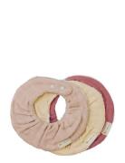Ruffle Bib - Dusty Rose Mix - 3 Pack Baby & Maternity Care & Hygiene Dry Bibs Multi/patterned Fabelab