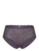 Sloggi Zero Feel Lace 2.0 High Waist Lingerie Panties High Waisted Panties Purple Sloggi