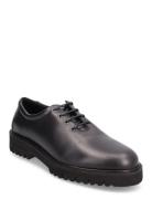 Lightweight Nsb - Grained Leather Shoes Business Laced Shoes Black S.T. VALENTIN