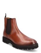 Lightweight Chelsea Boot - Grained Leather Støvlet Chelsea Boot Brown S.T. VALENTIN