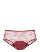Vada/Eco-Moon Lace Hipster Classic Hipsters Undertøj Red Dorina