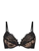 Sia Pp Push Lingerie Bras & Tops Push Up Bras Black Hunkemöller