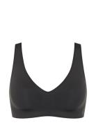 Sloggi Zero Feel 2.0 Soft Bra Lingerie Bras & Tops Soft Bras Bralette Black Sloggi