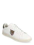 Heritage Court Ii Tiger Leather Sneaker Low-top Sneakers White Polo Ralph Lauren