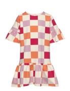 Tnjune S_S Sweat Dress Dresses & Skirts Dresses Casual Dresses Short-sleeved Casual Dresses Multi/patterned The New