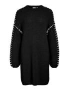 Vichoca New L/S Knit Dress Dresses Knitted Dresses Black Vila