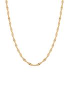 Herringb Twisted Necklace Accessories Jewellery Necklaces Chain Necklaces Gold Syster P