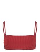 Bandeau Swimwear Bikinis Bikini Tops Bandeau Bikinitops Red Calvin Klein