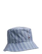 Essential Flag Bucket Hat Accessories Headwear Bucket Hats Blue Tommy Hilfiger