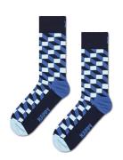 Filled Optic Sock Lingerie Socks Regular Socks Navy Happy Socks