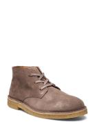 Slhricco Suede Chukka Boot Snørestøvler Brown Selected Homme