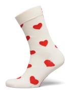 Heart Sock Lingerie Socks Regular Socks White Happy Socks
