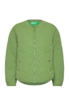 Jacket Quiltet Jakke Green United Colors Of Benetton