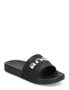 Aqua Slides Slippers Hjemmesko Black BOSS