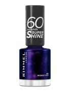 Rimmel 60 Seconds Nail Polish 563 Midnight Rush Neglelak Makeup Purple Rimmel