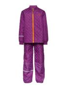 Basic Thermal Set -Solid Outerwear Thermo Outerwear Thermo Sets Purple CeLaVi