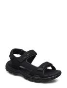 Mens Relaxed Fit Conner - Garver Louden Shoes Summer Shoes Sandals Black Skechers