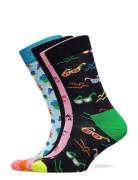 4-Pack Tropical Day Socks Gift Set Underwear Socks Regular Socks Multi/patterned Happy Socks