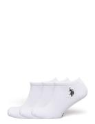 Uspa Socks 3 Pak Ariz Men Ankelstrømper Korte Strømper White U.S. Polo Assn.