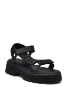 Biafawn Triangle Sandal Shoes Summer Shoes Platform Sandals Black Bianco