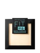 Maybelline New York Fit Me Matte + Poreless Powder 105 Natural Ivory Pudder Makeup Maybelline