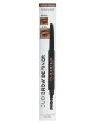 Makeup Revolution Duo Brow Definer Pencil Øjenbrynsblyant Makeup Brown Makeup Revolution