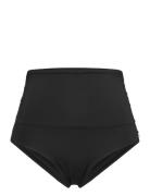 Chara Solid Bottom Swimwear Bikinis Bikini Bottoms High Waist Bikinis Black Panos Emporio