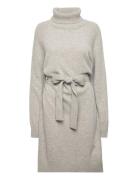 Mini Knit Dress Knælang Kjole Grey IVY OAK