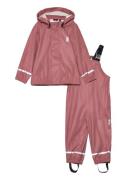 Lwjivan 200 - Pu Rain Set Outerwear Rainwear Rainwear Sets Pink LEGO Kidswear