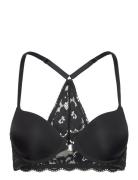 Bra Lilja Iris Front Closure Lingerie Bras & Tops Full Cup Bras Black Lindex