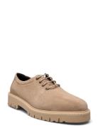 Lightweight Nsb - Grained Leather Shoes Business Laced Shoes Cream S.T. VALENTIN