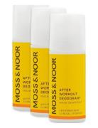 After Workout Deodorant Fresh Grapefruit 3 Pack Deodorant Roll-on Nude MOSS & NOOR