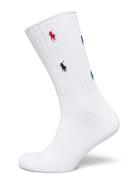 Multicolor Pony Cotton-Blend Crew Socks Underwear Socks Regular Socks White Polo Ralph Lauren Underwear