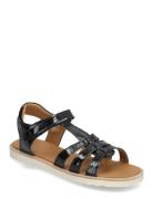Sandals - Flat - Open Toe - Op Shoes Summer Shoes Sandals Black ANGULUS