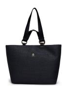 Th City Mono Tote Shopper Taske Black Tommy Hilfiger