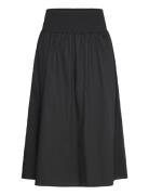 Vimia Hw Midi Skirt/Ka Knælang Nederdel Black Vila