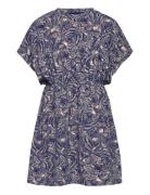 Aponi Dresses & Skirts Dresses Casual Dresses Short-sleeved Casual Dresses Blue TUMBLE 'N DRY