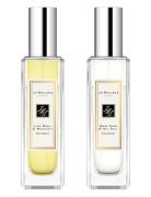 Lime Basil & Mandarin + Wood Sage & Sea Salt Cologne Scent Pairing Duo Parfume Sæt Nude Jo Mal London