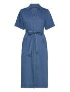 Zaves Chambray Denim Dress Knælang Kjole Blue French Connection