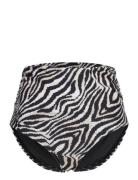 Zebra Chara Bottom Swimwear Bikinis Bikini Bottoms High Waist Bikinis Black Panos Emporio