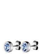 Nobles Ss Light Sapphire Accessories Jewellery Earrings Studs Blue Dyrberg/Kern